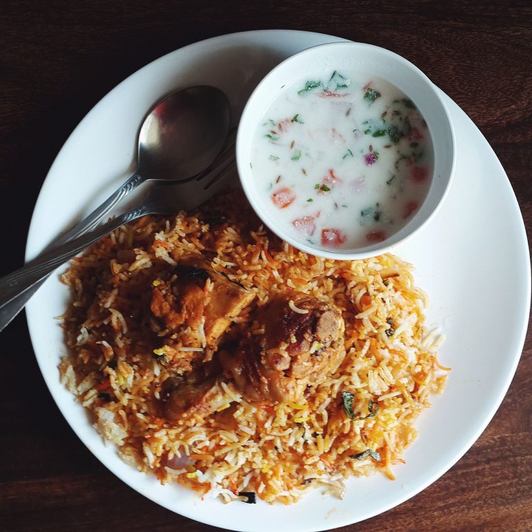 Hydrabadi or Hyderabadi Chicken Dum Biryani. Photo: Monali Mishra